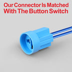 LANBOO 12mm Economy Mini Metal Push Button Switch 1NO Ring/Power Illumination Momentary or Latching