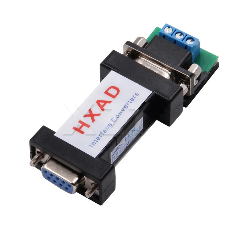 AT 1PCS NEWEST DB9 female male RS-232 RS232 to RS-485 RS485 Interface Serial Adapter Converter widely used