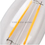 E14 LED Filament C35 Lamp C35L Dimmable Glass Candle Bulb 220V 4W 8W 12W Replace 20W 40W 60W Halogen Light Chandeliers