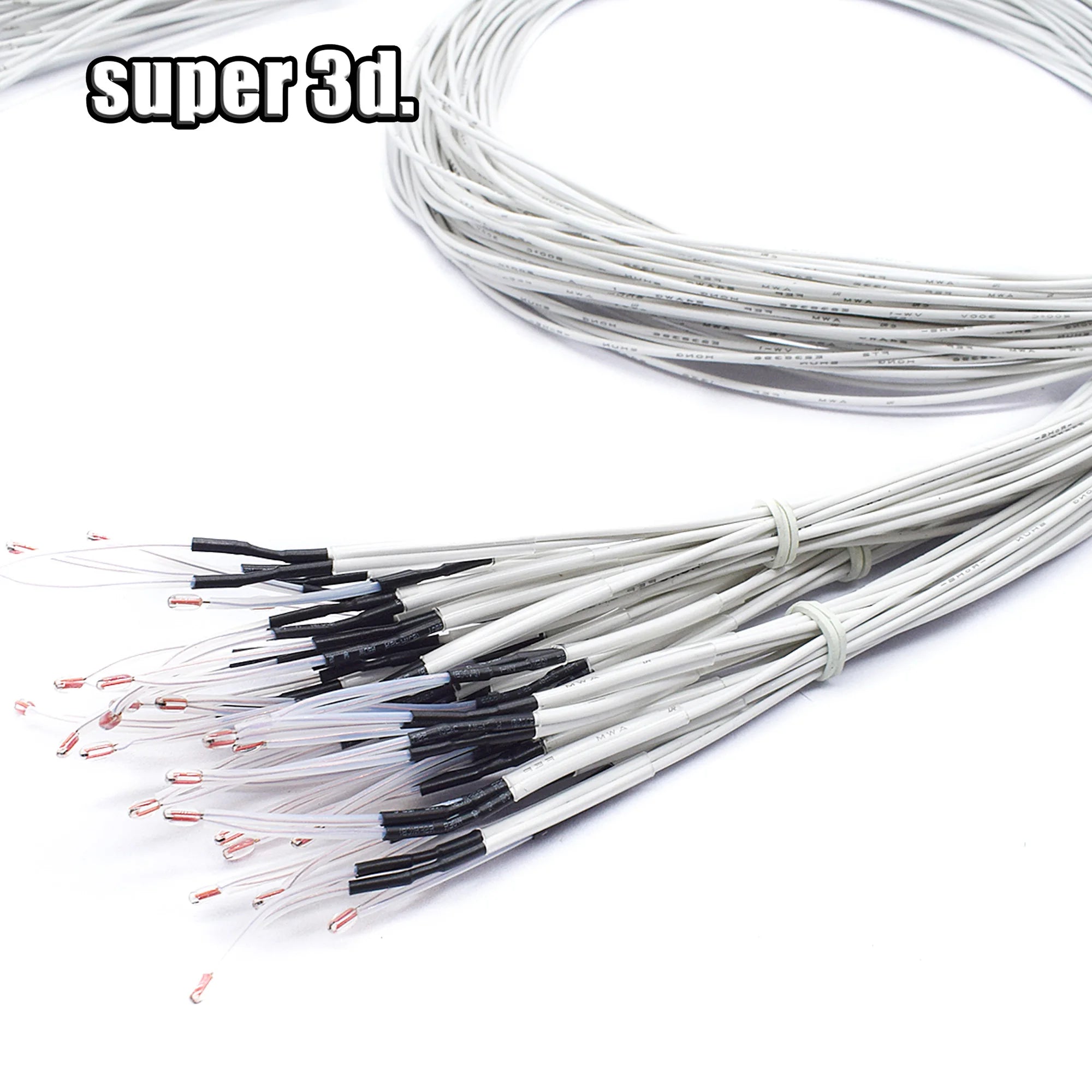 100K Ohm NTC 3D Printer Thermistor With Dupont/XH2.54 NTC3950 Thermal Sensor Heatbed Thermistors Temperature Heater Cable