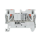 100pcs Type Fast Wiring Arrangement Connector PT2.5 Din Rail Combined Push In Spring Screwless Terminal Block