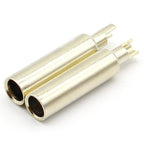 10Pcs 4mm Brass  Banana Female Insulated Jack Plug Wire Solder Connector Red and Black