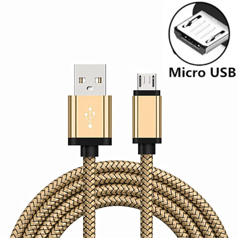 Micro USB fast Charging Cable For Samsung Galaxy A3/A5/A7 2016 J3/J5/J7 2017 S3 S4 S6 S7 Edge Note 5 J2 2M Long Original charger