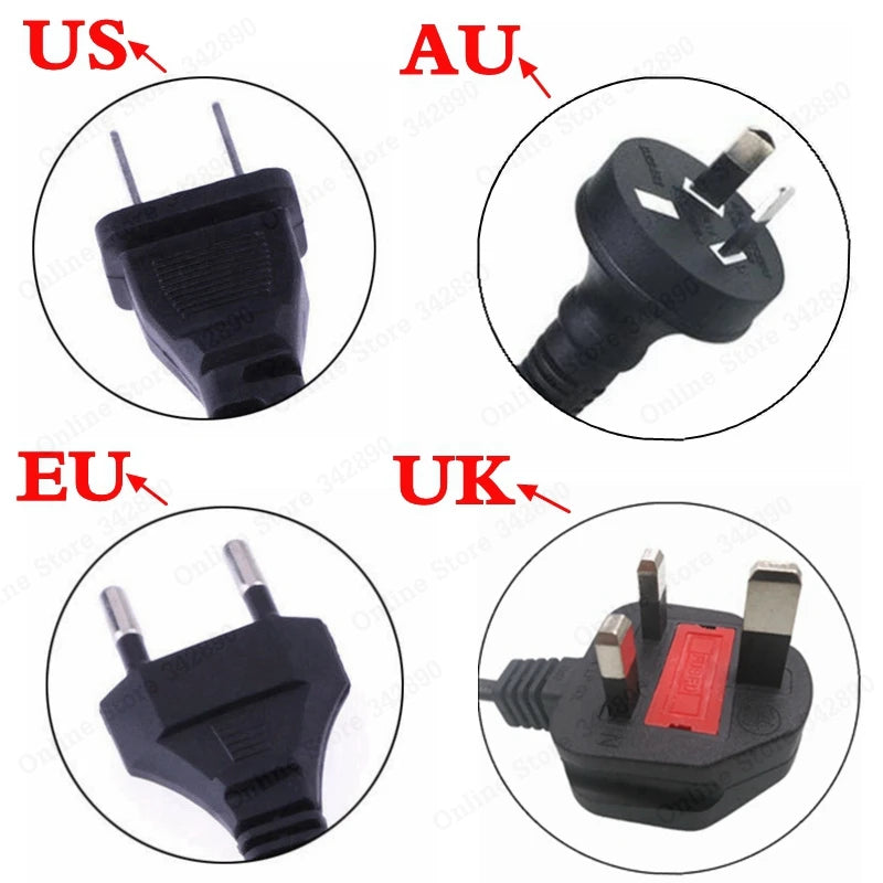 12.6V 5A Battery Charger for 18650 Li-ion 3Series 12V Lithium Battery Pack Charger EU/US/UK/AU Plug High Quality Free Shipping