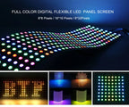 WS2812B RGB LED Panel Screen 8x8 16x16 8x32 256 Pixels Digital Flexible Programmed Individually Addressable Full Color DC5V