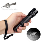 Infrared Night Vision Flashlight Zoomable LED IR-940nm Torch used with Night Vision Device 18650 Battery+Charge+Remote Switch