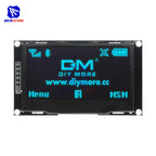 diymore 2.4" 2.42 inch 128x64 OLED LCD Display Module SSD1309 12864 7 Pin SPI/IIC I2C Serial Interface for Arduino  R3 C51