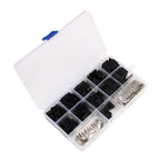620pcs Dupont Wire Jumper Pin Header Connector Housing M/F Crimp Pins 18-26AWG Durable Electronic Components