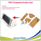 Surenoo 162 16X2 1602 5.0V Character LCD Module Display Screen LCM FSTN Positive Negative 7 RGB Colors Backlight