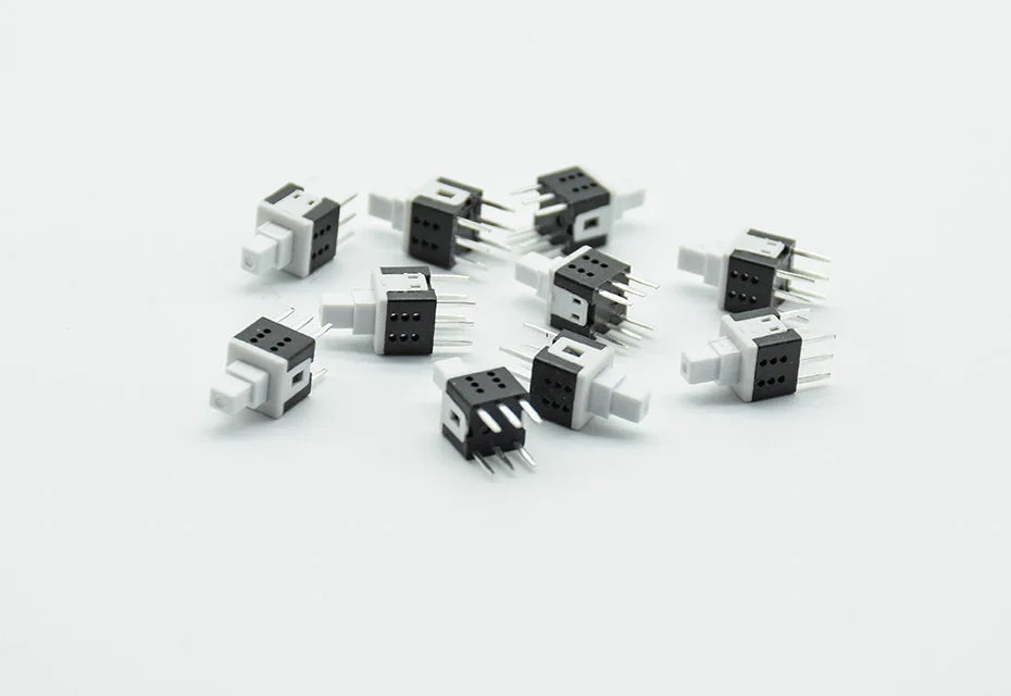 10pcs 5.8*5.8 Self-locking/reset PCB Keyboard Micro Switch Push Tactile Power Self lock On/Off Latching Switch 6pin mini 12V0.1A