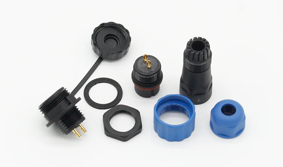 SP16 Waterproof Straight Aviation connector 2/3/4/5/6/7/9Pin IP68 industrial cable connector Male plug and Femal socket