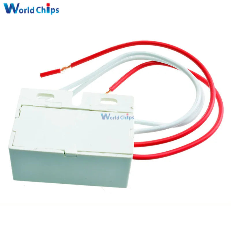 New 220V AC 50Hz Auto Infrared Sensor Switch PIR Microwave Radar Body Motion Sensor Module Adjustable For Time Distance Range