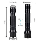 Infrared Night Vision Flashlight Zoomable LED IR-940nm Torch used with Night Vision Device 18650 Battery+Charge+Remote Switch