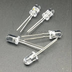 100pcs 5mm IR LED 850nm Clear Lens Infrared Diode 20mA Transparent 5 mm Through Hole Light Emitting Diode 850 Nm LED Lamp