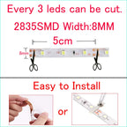 LED Strip Lights 12V Waterproof 60Leds/M Flexible Home Decoration Bar Lighting Replace SMD 3528 5050 5630 5730 LED Tape