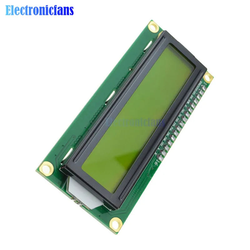 1602LCD 16x2 Character LCD Display Module 5V Blue/Yellow Backlight Digital Serial Interface for Arduino IIC I2C TWI SPI