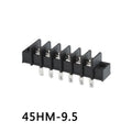 10pcs Barrier Terminal Block 45R 45RM 9.5mm Pitch IEC:750V32A,UL: 300V20A 22-12AWG,Vertical/ RA,wT W/O mounting tab optional.