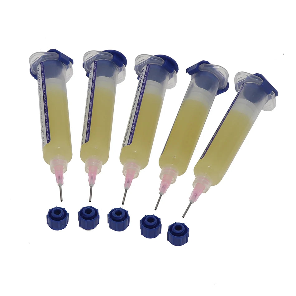 KINGBO RMA-218 10cc Solder Flux Soldering Iron Welding Flux Consumer Electronics Repair Solder Paste For Phone LED BGA SMD PGA