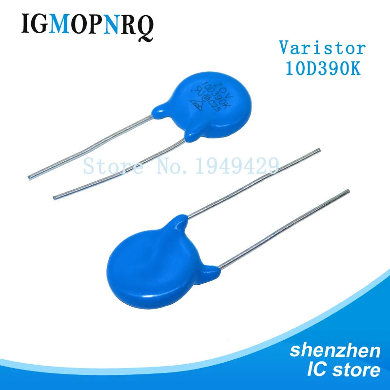 10PCS Piezoresistor  Varistor Series 7D 10D 14D 7D151K 7D271K 10D270K 10D101K 14D471K 14D521K 7D431K 10D390K 10D561K Resistor