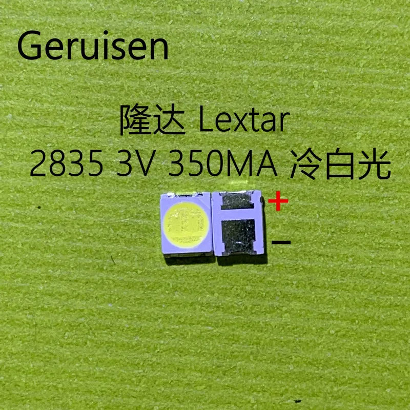 1000pcs /lot Original LEXTAR 2835 3528 1210 3V 1w-2W SMD LED For Repair TV Backlight Cold white LCD Backlight LED