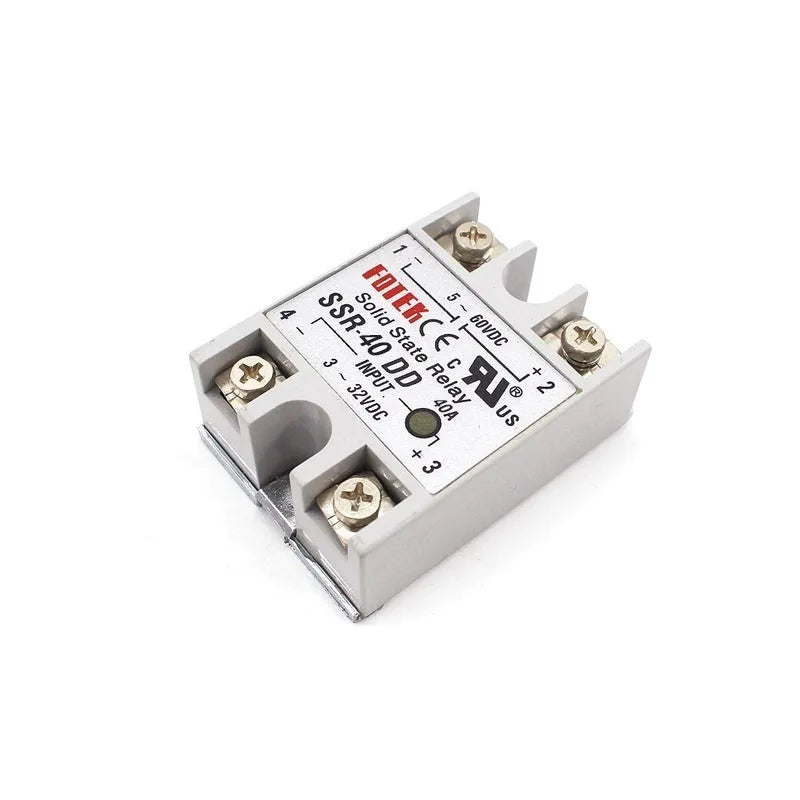 Solid State Relay 12v 24v SSR-10DD SSR-25DD SSR-40DD 10A 25A 40A 3-32V DC TO 5-60V DC SSR 10DD 25DD 40DD Rele Power Supply
