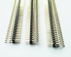 10Pcs 2.54mm Single/Double1X40P 2*40Pin Gold Rohs Cuttable Horizontal Right Angle SMT SMD PCB Male Pin Header Connector