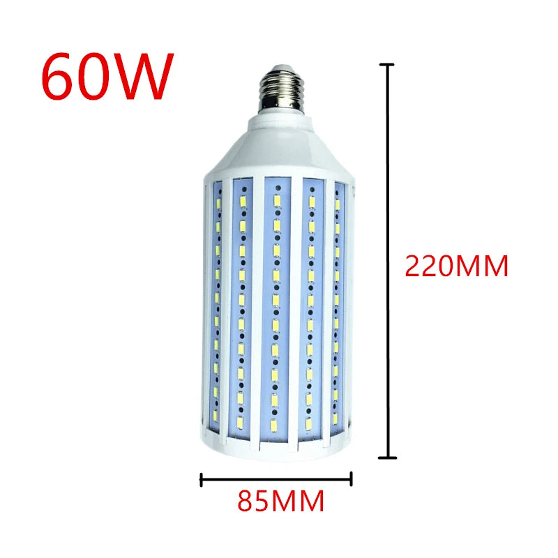 LED Bulb Lamp E14 B22 E27 E26 E39 E40 5730 Corn Spot Light 25W 30W 40W 50W 60W 80W 100W Lampada 110V 220V Cold Warm White Lights