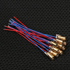5pcs Laser Diode 650nm 6mm 3/5V 5 Million Watt Adjustable Laser Dot Module Red Copper Head Laser Woodworking Tools