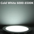 Ultra Thin Dimmable Led Panel Downlight 3w 6w 9w 12w 15w 25w LED Round Ceiling Light Built-in AC85-265V LED Panel Light SMD2835