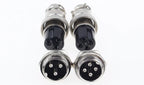 1set GX20 2/3/4/5/6/7/8/9/10/12/14/15 Pin Male + Female 20mm Circular Wire Panel Aviation Connector Socket Plug with Cap Lid