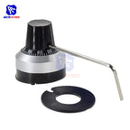 WXD3-13-2W Wirewound Potentiometer Resistance 100R 470R 1K 4.7K 10K 22K 47K 100KΩ Ohm 10 Turn Precision Dial Potentiometer Knob
