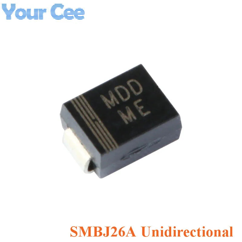 20pcs SMD DO-214AA Series SMBJ70A SMBJ58A SMBJ48A SMBJ33A SMBJ30A SMBJ28A SMBJ26 TVS Transient Suppression Diode SMBJ5.0CA SMBJ2