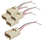 4pcs G9 Light Socket Halogen CFL LED Lamp Bulb Base Holder Fixture with 10CM wire CE VDE