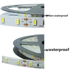 Led Strip Light 5630 5730 Waterproof 12V Flexible Tape 5m Natural White 4000K Cold White Warm White 3000K 6500K Red Green Blue