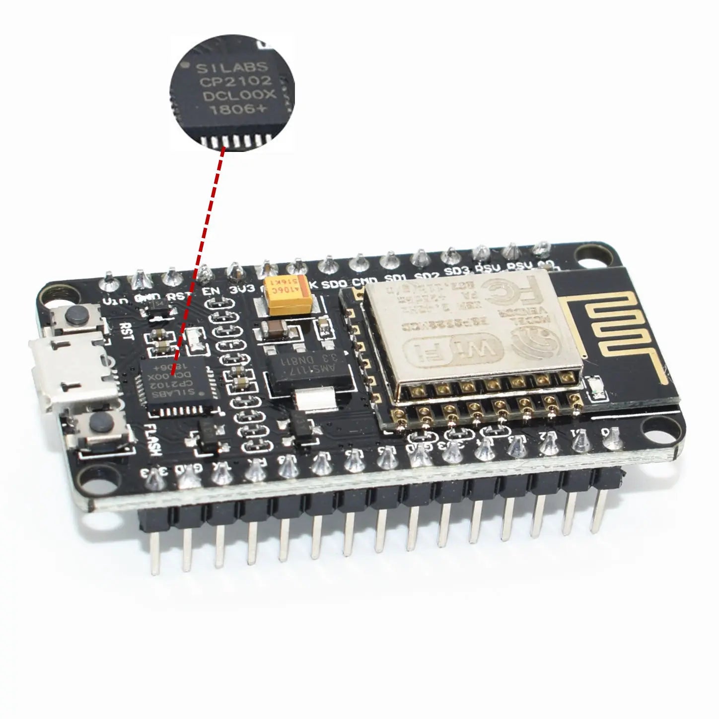 Wireless Module CH340 CP2102 NodeMcu V3 V2 Lua WIFI Internet of Things Development Board Based ESP8266 ESP-12E