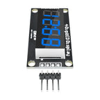 4-Digit LED 0.36" LED Display Tube (decimal) 7-Segments TM1637 Clock Double Dots Module 0.36 Inch For Arduino size 30x14mm