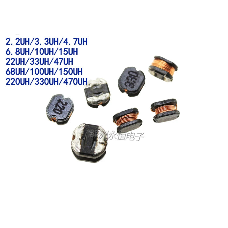 50PCS/Lot  SMD Power Inductor  CD54 3.3/4.7/6.8/10/22/33/47/100/220/330/470UH