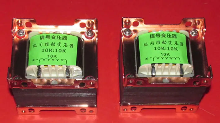 10K: 10K audio signal transformer, interstage transformer can pass 35 mA signal current PT-45, frequency response 20-22KHZ