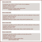 2% 5% 10% 15% 25% 30% 40% 45% 56% 72% Silver Solder Silver Welding Brazing Wire Rod Electrode