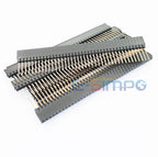5pcs 2.54mm PC104 1X40P Single Stackable Rohs 1U Gold PC12.2mm PH11 6T PCB Industrial Female Pin Header Connector Socket Strip