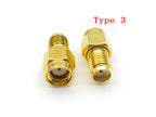 20pcs/100PCS BRASS SMA RP-SMA Male Female To SMA RP-SMA Male Female Connector
