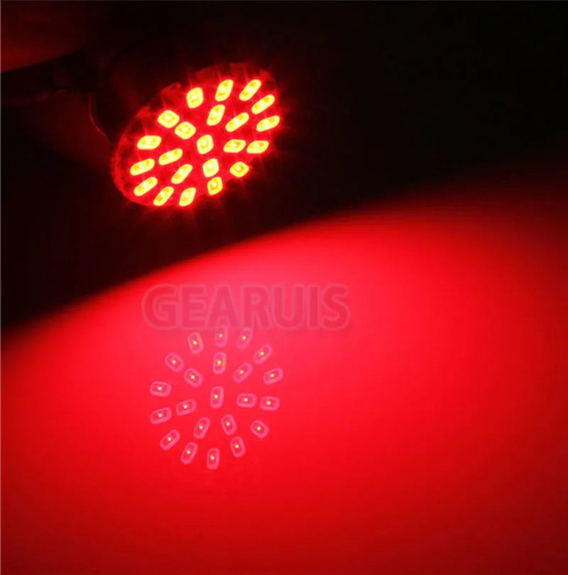 100pcs 24V Truck LED S25 P21W 1156 BA15S 22 SMD 1206 3020 LED car turn reverse parking light bulb lamp 24V
