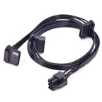 PCI-e 6Pin 1 to 3 SATA Peripheral Molex GPU 8Pin to 6+2Pin CPU 4+4P ATX 20+4Pin for CORSAIR HX1200i HX1000i HX850i HX750i PSU