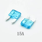20pcs  5A 7.5A 10A 15A 20A 25 30A AMP Set For Auto Car Truck  Safety fuse Mini Blade Fuse Zinc Alloy and Plastic Material