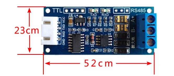 1-10Pcs RS485 RS232 MAX485 TTL CAN to Serial Port Conversion Module Level Convertor Board 232 Turn UART 3.3V 5V MAX485CSA RS-485