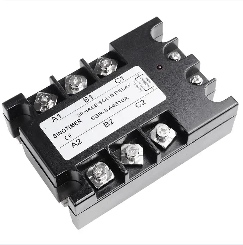 10A 25A 40A SSR 3 Phase Solid State Relay SSR-10 AC to AC Solid State Relay 25 SSR Relay Three Phase SSR 25A Rele