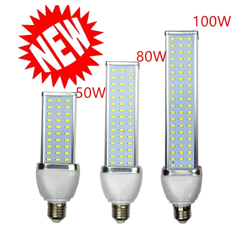 5730 LED Lamp Corn Light 30W 40W 50W 60W 80W 100W Street Bulb E27 E39 E40 85-265V Yard Lamp Cool Warm White Industrial Lighting