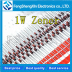 2500pcs/lot 1W Zener diode DO41 3.3V-24V 1N4728A 1N4730A 1N4732A 1N4733A 1N4735A 1N4736A 1N4738A 1N4740A 1N4742A 1N4744A 1N4749A