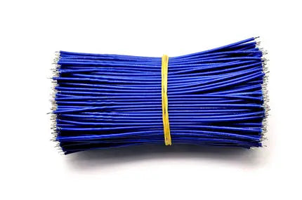 100pcs/Lot Tin-Plated Breadboard Jumper Cable Wire 10cm 24AWG For Arduino 5 Colors Flexible Two Ends PVC Wire Electronic