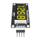 4-Digit LED 0.36" LED Display Tube (decimal) 7-Segments TM1637 Clock Double Dots Module 0.36 Inch For Arduino size 30x14mm